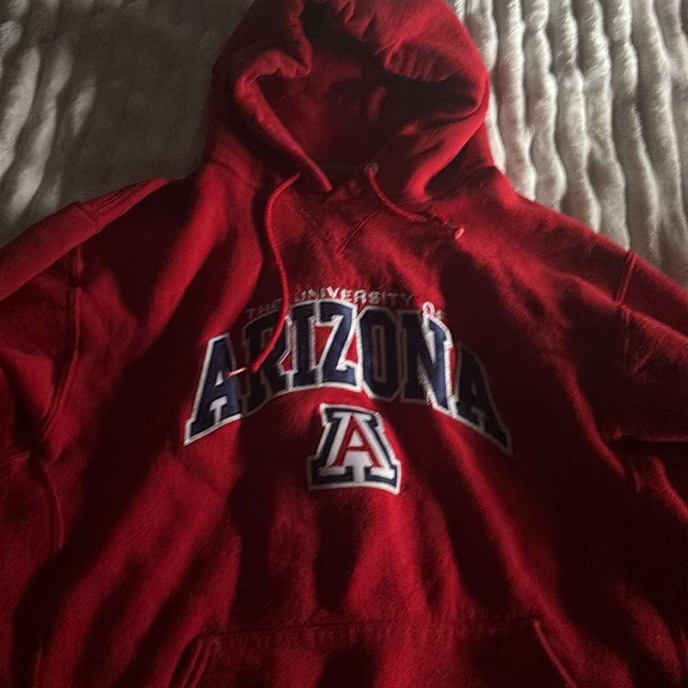Red Arizona boathouse sweater in size large but also fits well on medium.